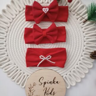 Opaski czerwone bawełniane