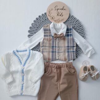 Komplet wizytowy dla chłopca