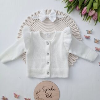 Sweterek z falbankami