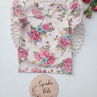Bluzka róże na pudrze Haydi