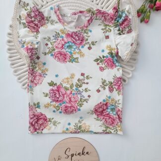 Bluzka róże na śmietance Haydi