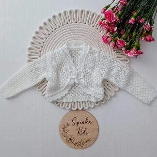 Bolerko ażurkowe wiązane