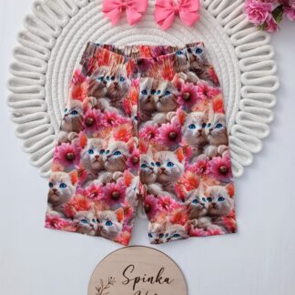 Kolarki kotki i kwiaty