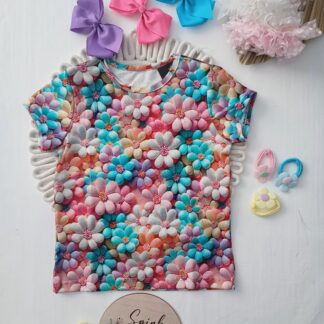 Bluzeczka kwiaty 3 D