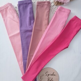 Legginsy bawełniane prążek