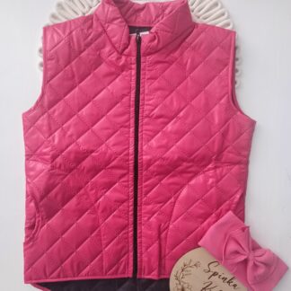 Kamizelka Pikowana Różowa