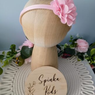 Opaska różówy kwiatna łuku