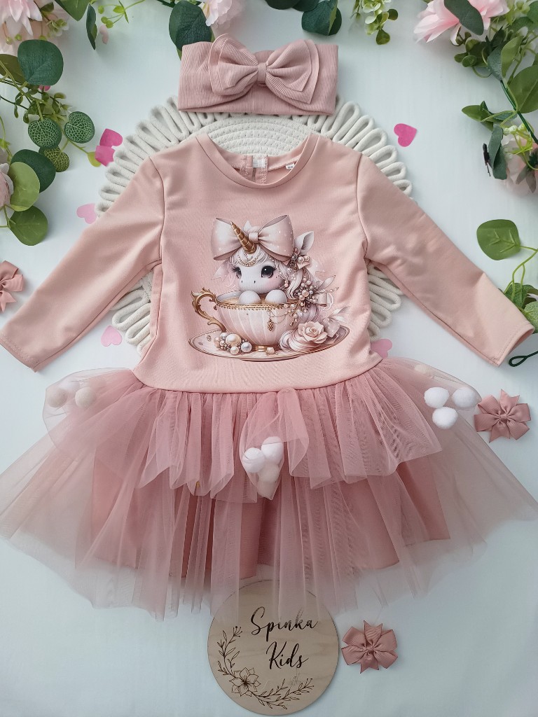 Sukienka Jednorożec w filiżance