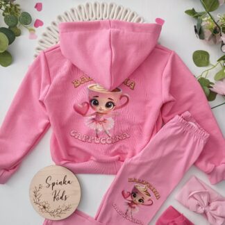 Bluza z kapturem Ballerina Cappucina - róż