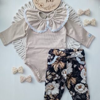 Komplet body i legginsy Gamex beż