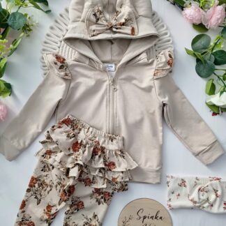 Bluza z pięknym kapturem - beż