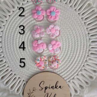 Gumki do włosów kwiatki