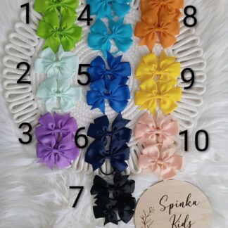Gumki do włosów duże kokardy
