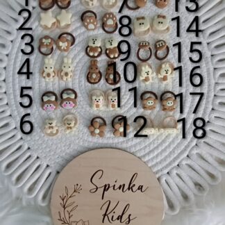 Małe gumeczki do włosów