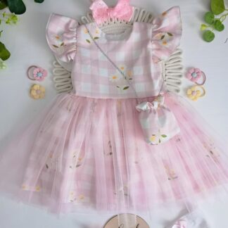 Sukienka w zestawie z torebką