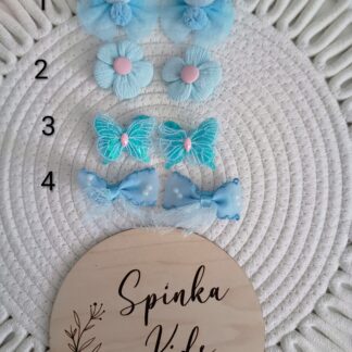 Spinki w błękicie-mix