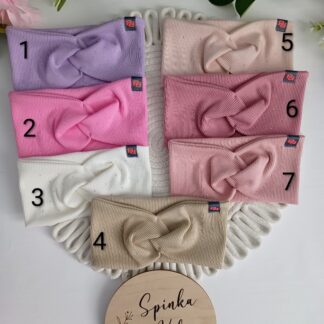 Wiosenna przeplatana opaska z cyrkoniami