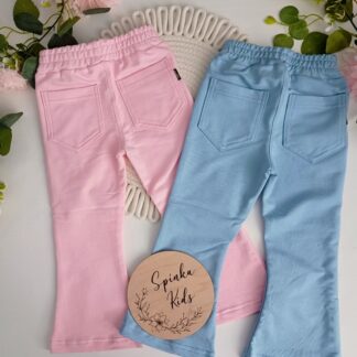 Dzwony z kieszeniami wysoki stan dwa kolory