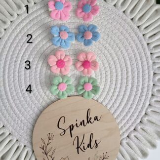 Spinki kwiatki