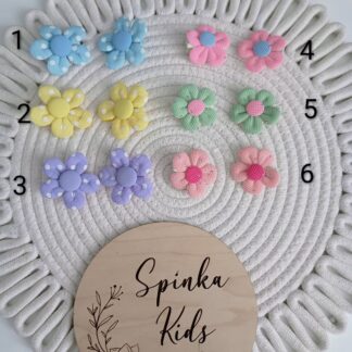 Spinki kwiatki