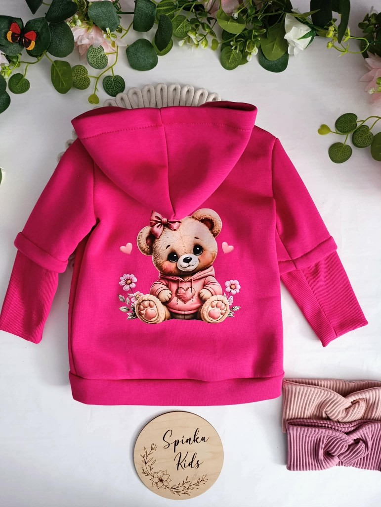 Bluza/Kurtka ocieplana fuksja