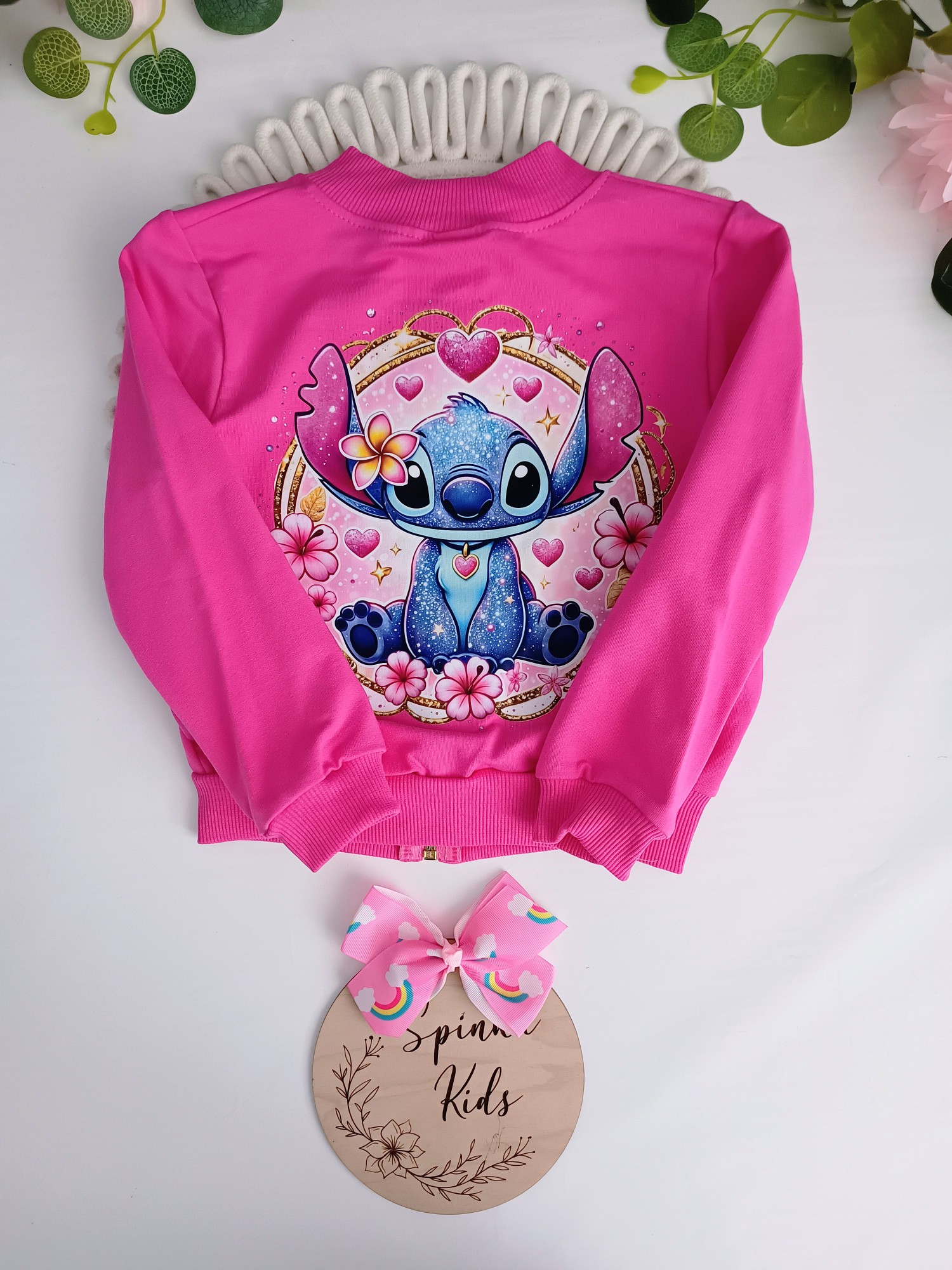 Bluza bomberka rozpinana ze Stichem na plecach