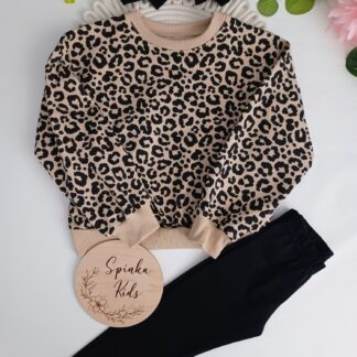 Bluza oversize panterka