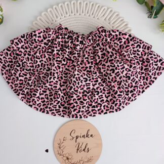 Spódniczka różowa panterka od Zula Handmade